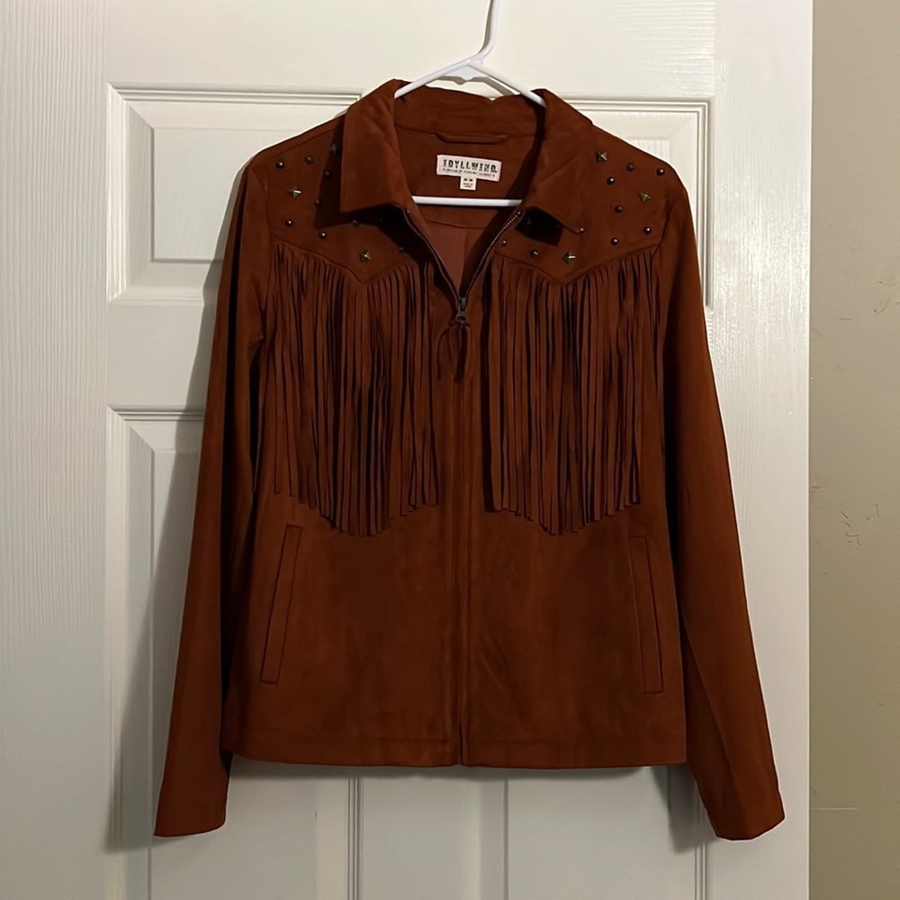Fringe burnt orange Idyllwind jacket